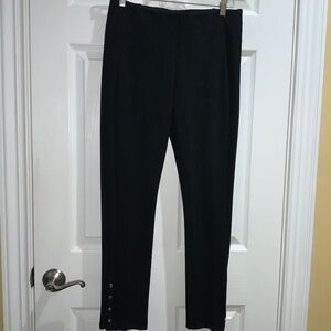 Nygard Slims pants Sz M slimming ankle button detail pull on